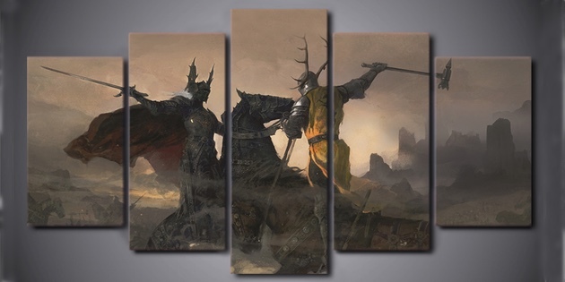 اللوحة وحدات "معركة ترايدنت"