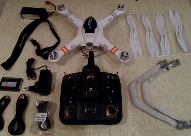 لمحة عامة: quadrocopter WALKERA X350 برو - المصدر المفتوح التناظرية فانتوم