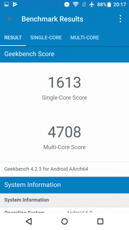 شارب Z2: GeekBench