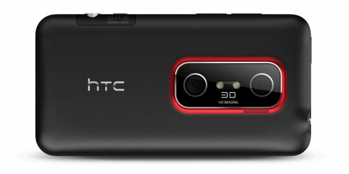 كاميرات مزدوجة على HTC Evo 3D