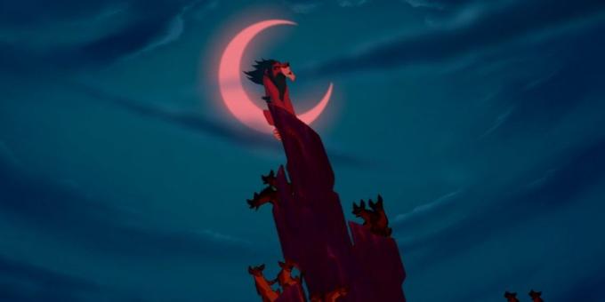 الرسوم المتحركة "الأسد الملك": فقط صالح في عدد الموسيقية النهائي يكون مستعدا الرقم الندبة في التألق نصف القمر في السماء ليلا