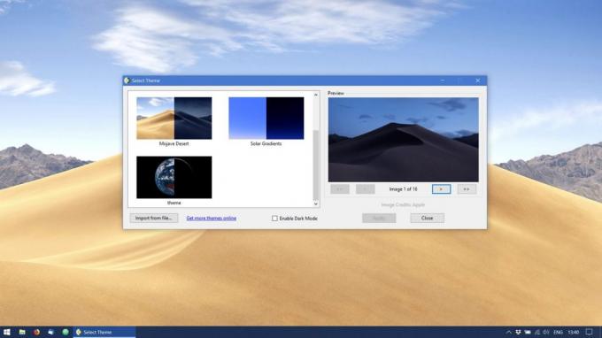 خلفية ديناميكية ويندوز 10: تطبيق WinDynamicDesktop