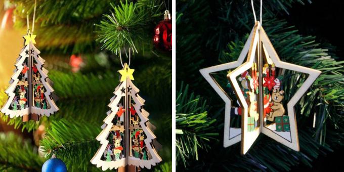 لعب عيد الميلاد مع علي اكسبريس: أشجار عيد الميلاد ثلاثية الأبعاد والنجوم