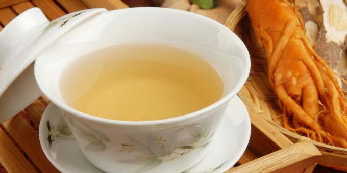 مشروبات صحية قبل النوم: شاي الجنسنغ الهندي