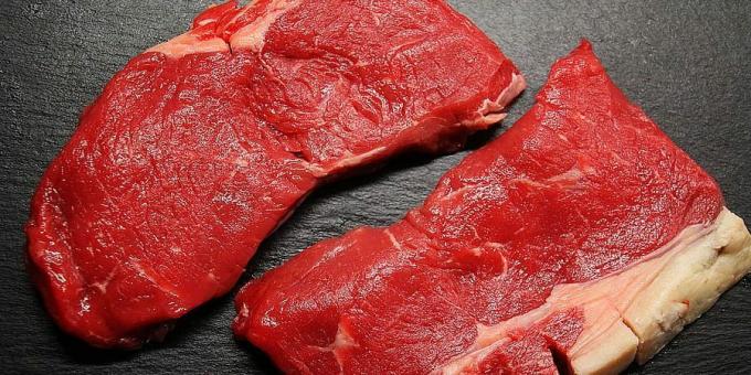 ما هي الأطعمة الغنية بالحديد: اللحوم الحمراء
