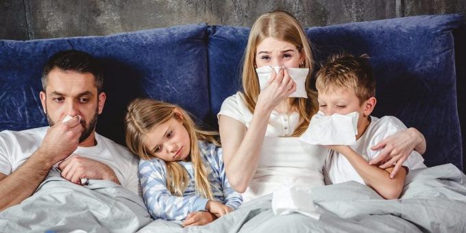 الحماية من نزلات البرد والانفلونزا