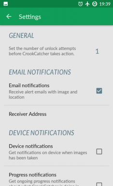 CrookCatcher لالروبوت يعرف من هو محاولة للتحايل على حماية هاتفك الذكي