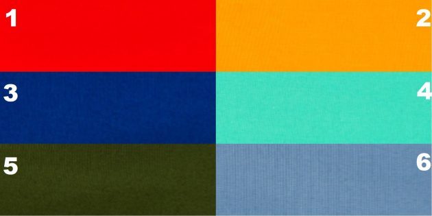 الألوان الغالبة من مجموعات مصمم في عام 2020