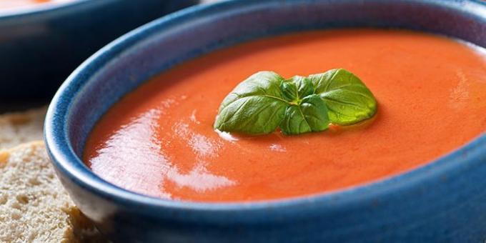 وصفات الحساء كريم: حساء الطماطم كريم