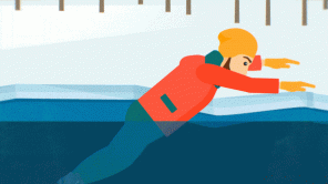ماذا تفعل إذا كنت أنت أو شخص آخر سقط من خلال الجليد
