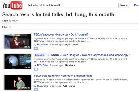 محادثات تيد، عالية الدقة، منذ فترة طويلة، وهذا الشهر