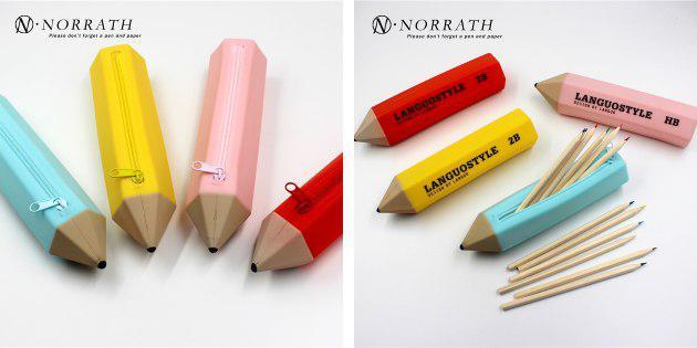 قلم رصاص على شكل قلم رصاص