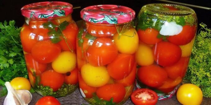 وصفات: الطماطم المخللة مع الأعشاب