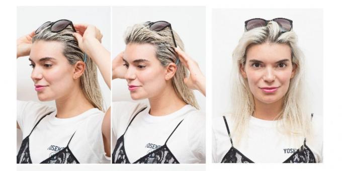 كيفية جعل تصفيفة الشعر مع مساعدة من النظارات الشمسية
