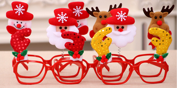 هدايا عيد الميلاد مع aliexpress أرخص $ 100 كرنفال نظارات