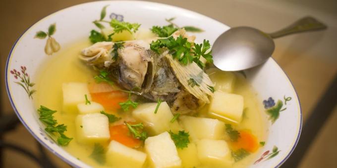 وصفة حساء السمك النهري