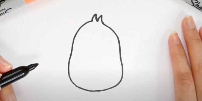 رسومات عيد الفصح: ارسم جسم دجاجة
