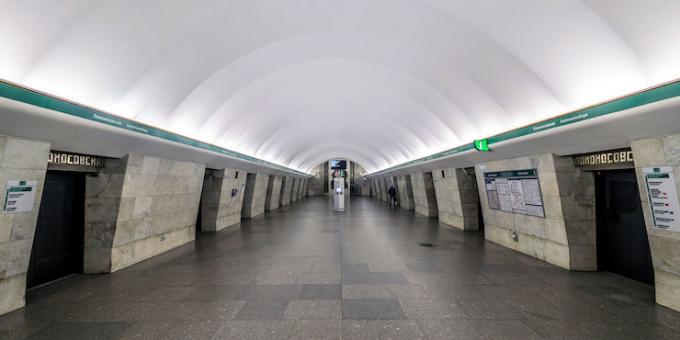 معالم الجذب في سان بطرسبرج: محطة مترو "لومونوسوف"