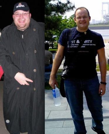 فلاديمير "قبل" و "بعد" فقدان الوزن 
