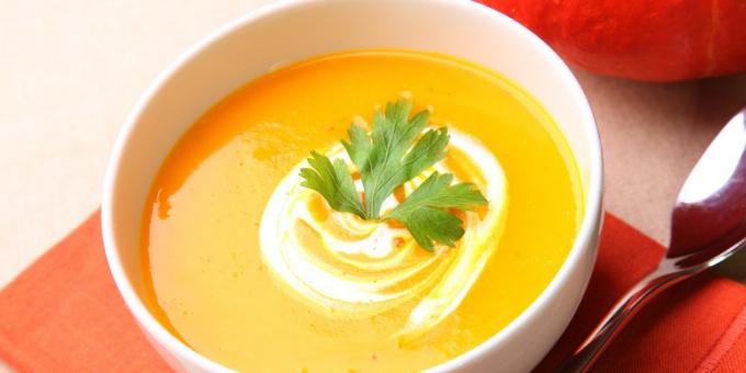 الحساء كريم وصفات: حساء القرع