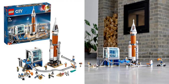 Lego City Space Rocket ومركز التحكم في الإطلاق