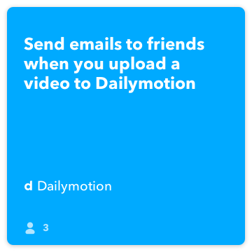 إفتتت وصفة: إرسال رسائل البريد الإلكتروني إلى الأصدقاء عند تحميل الفيديو على ديلي موشن ديلي موشن يربط إلى جوجل