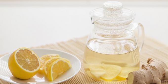 الزنجبيل وصفات: الزنجبيل عصير الليمون