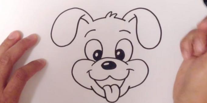 رسم آذان الكلب