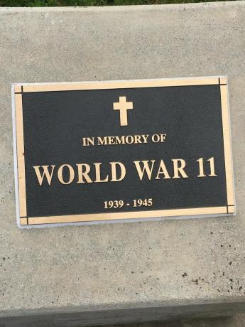 اللوحة التذكارية للحرب العالمية الثانية