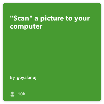 إفتتت صفة: 'مسح' صورة ليربط جهاز الكمبيوتر الخاص بك تفعل الكاميرا إلى pushbullet