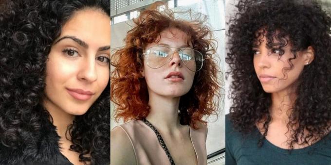 حلاقة الشعر المرأة العصرية 2019: غرامة محكم تجعيد الشعر