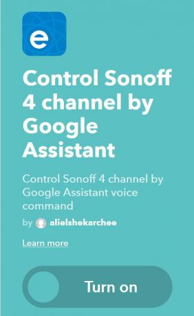 التبديل الذكية Sonoff T1: التكامل مع إفتتت