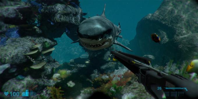هجوم القرش الموت 2 - لعبة على البخار