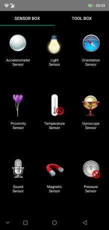 نظرة عامة الهواتف الذكية Ulefone X: SENSORBOX