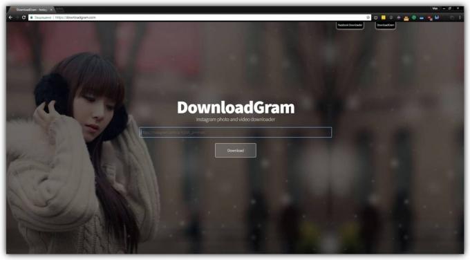 كيفية تحميل الصور من إينستاجرام باستخدام DownloadGram