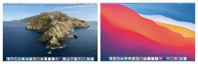 الجديد في macOS Big Sur: مقارنة بين الواجهة بنظام Catalina